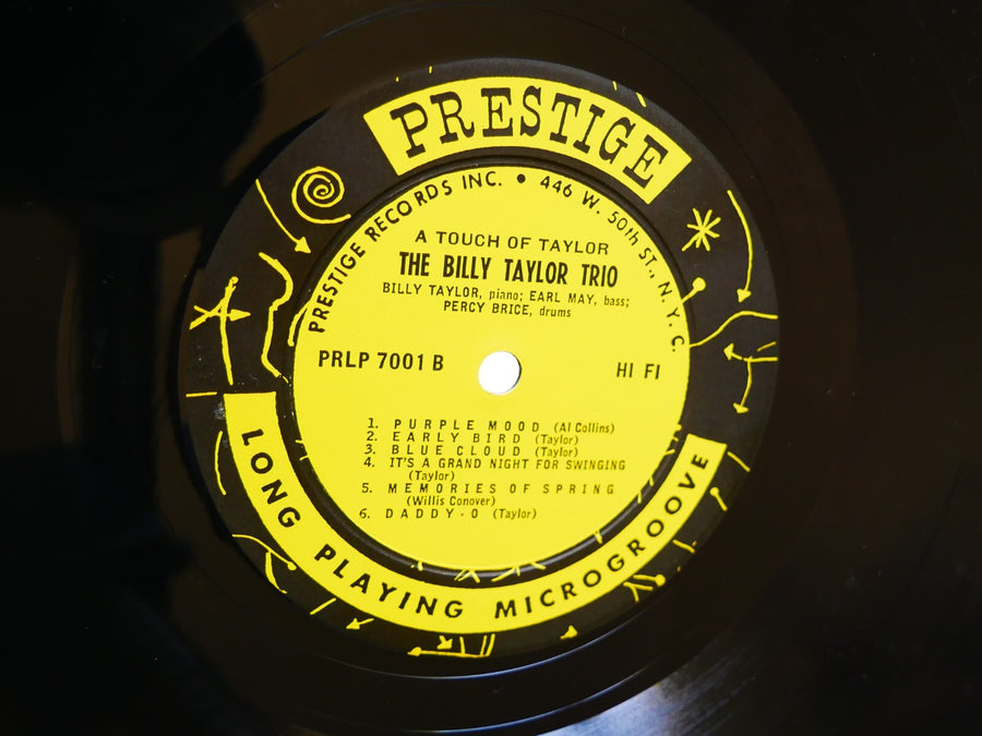 BILLY TAYLOR TRIO A Touch Of Taylor LP PRESTIGE PRLP 7001 US 1955 DG MONO CLEAN