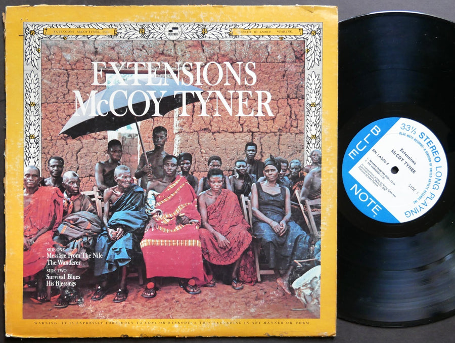 MCCOY TYNER Extensions LP BLUE NOTE BN-LA 006-F US '72 Alice Coltrane Gary Bartz