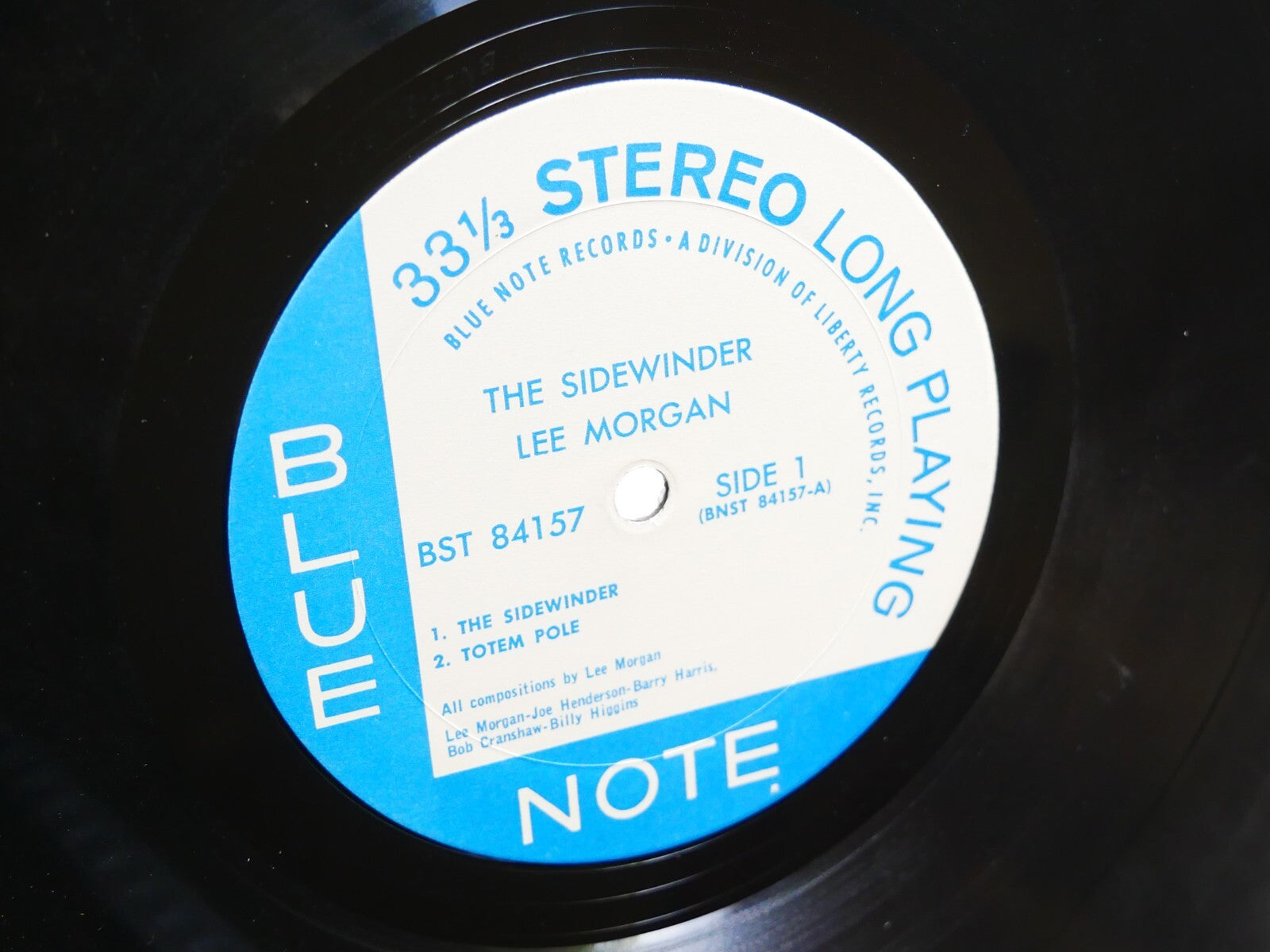 LEE MORGAN The Sidewinder LP BLUE NOTE BST 84157 US 1966 LIBERTY Joe Henderson