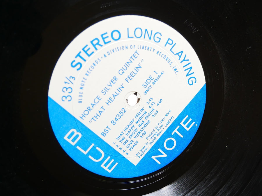 HORACE SILVER That Healin' Feelin' LP BLUE NOTE BST 84352 RVG George Coleman