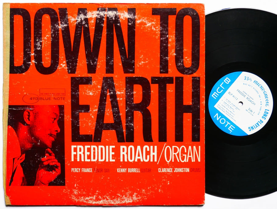 FREDDIE ROACH Down To Earth LP BLUE NOTE 4113 US 1962 NY EAR MONO Kenny Burrell