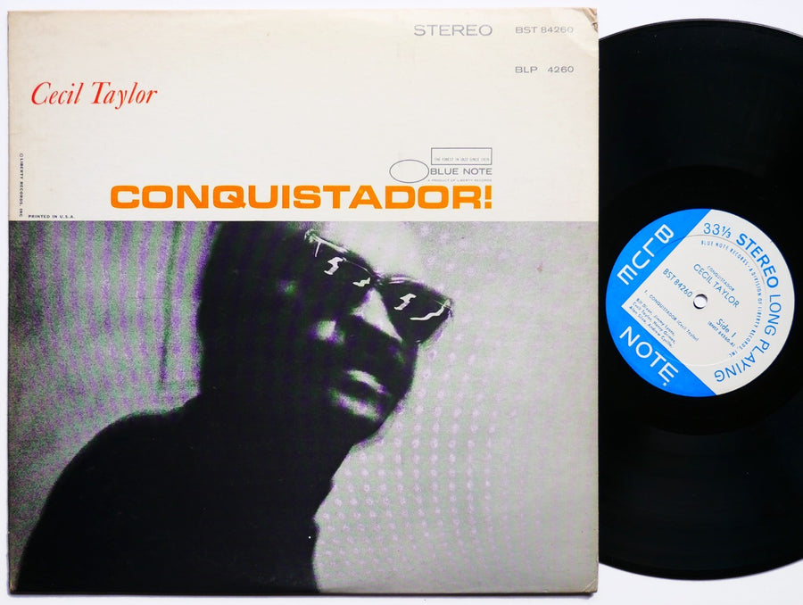 CECIL TAYLOR Conquistador! LP BLUE NOTE 84260 US '66 Alan Silva Henry Grimes VG+