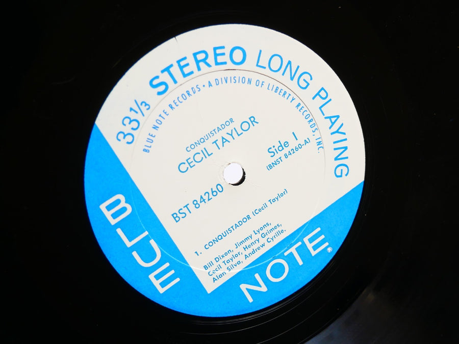 CECIL TAYLOR Conquistador! LP BLUE NOTE 84260 US '66 Alan Silva Henry Grimes VG+