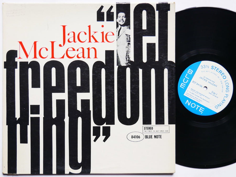 JACKIE MCLEAN Let Freedom Ring LP BLUE NOTE BST 84106 US '63 NY EAR Walter Davis