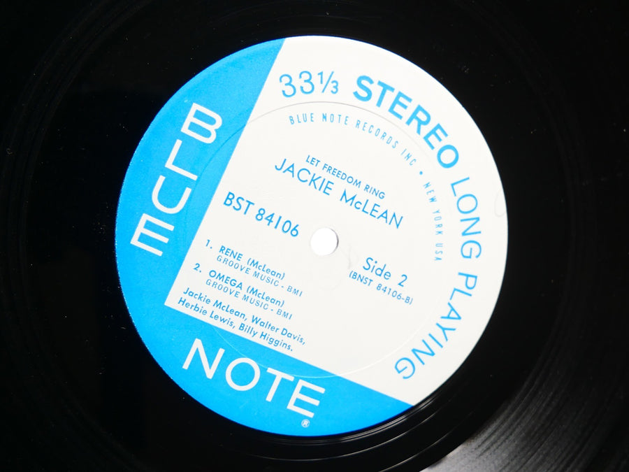 JACKIE MCLEAN Let Freedom Ring LP BLUE NOTE BST 84106 US '63 NY EAR Walter Davis