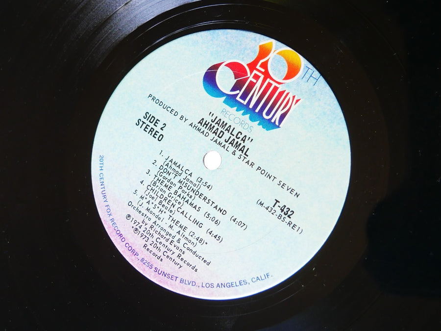 AHMAD JAMAL Jamalca LP 20TH CENTURY RECORDS T-432 US '74 Jazz Funk Richard Evans
