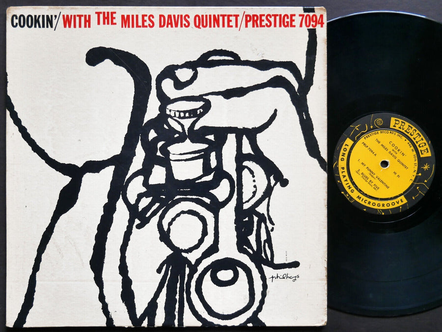 MILES DAVIS Cookin' LP PRESTIGE PRLP 7094 MONO W.50th John Coltrane Red Garland