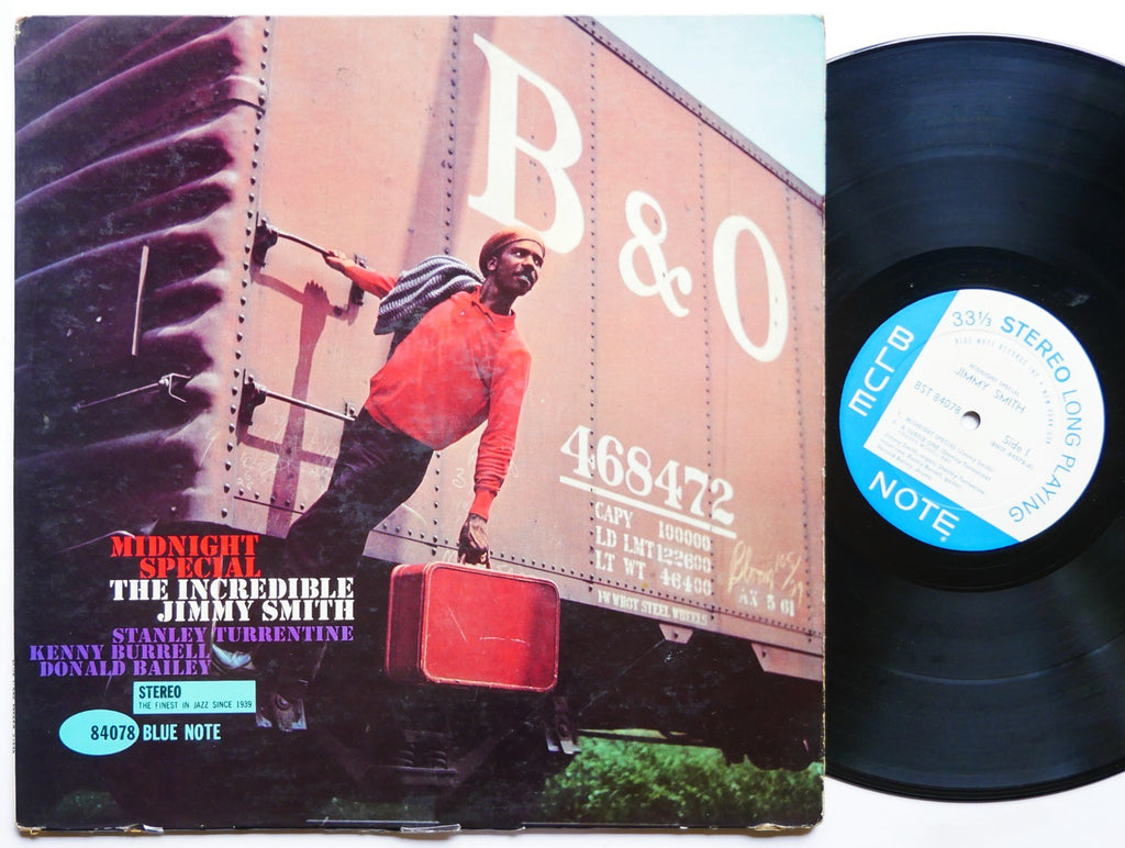 JIMMY SMITH Midnight Special LP BLUE NOTE BST 84078 US '61 RVG EAR Kenny Burrell