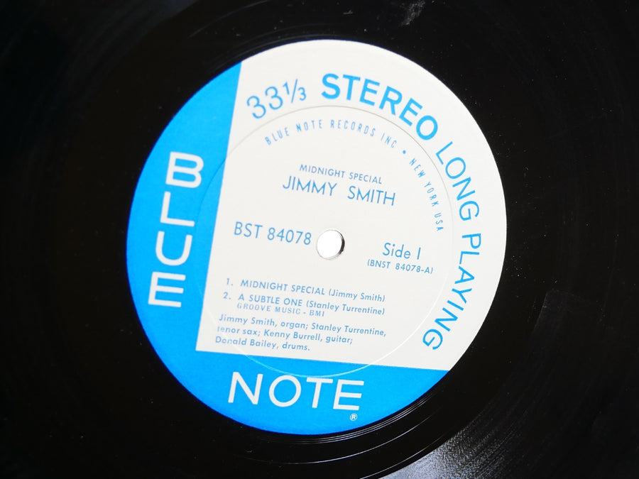 JIMMY SMITH Midnight Special LP BLUE NOTE BST 84078 US '61 RVG EAR Kenny Burrell