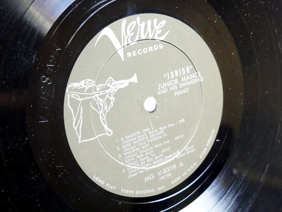 JUNIOR MANCE Junior LP VERVE RECORDS MG V-8319 US 1959 DG MONO JAZZ Ray Brown
