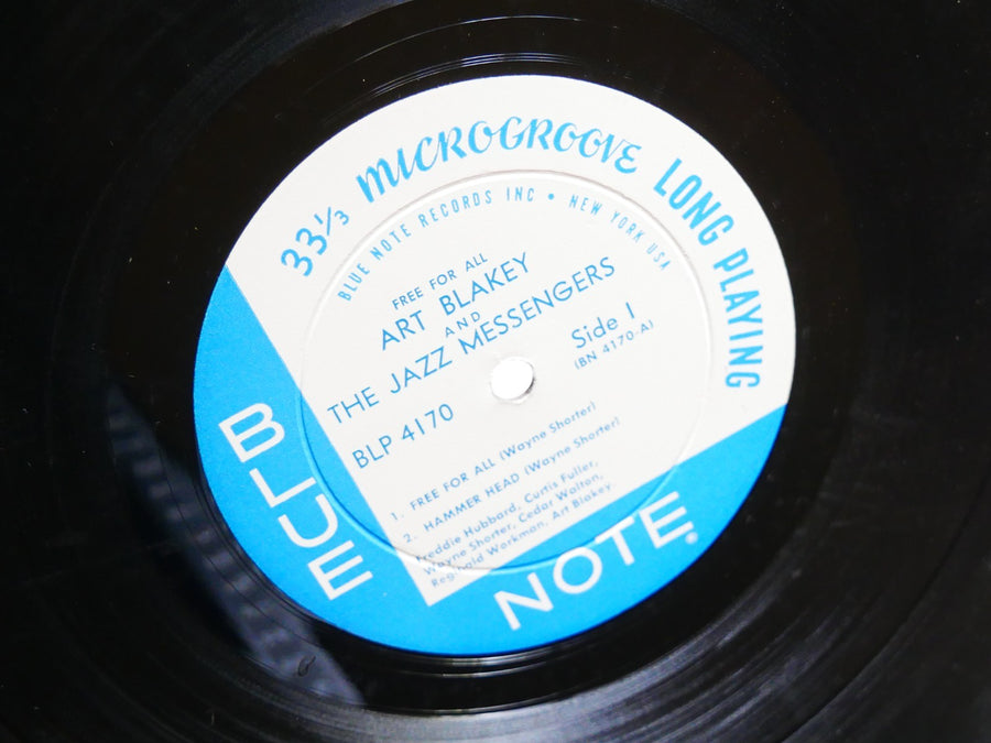ART BLAKEY Free For All LP BLUE NOTE 4170 EAR MONO Curtis Fuller Wayne Shorter