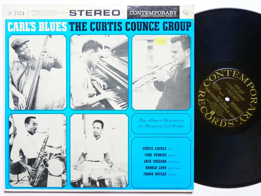 CURTIS COUNCE GROUPS Carl's Blue LP CONTEMPORARY S7574 US 1961 DG ST Harold Land