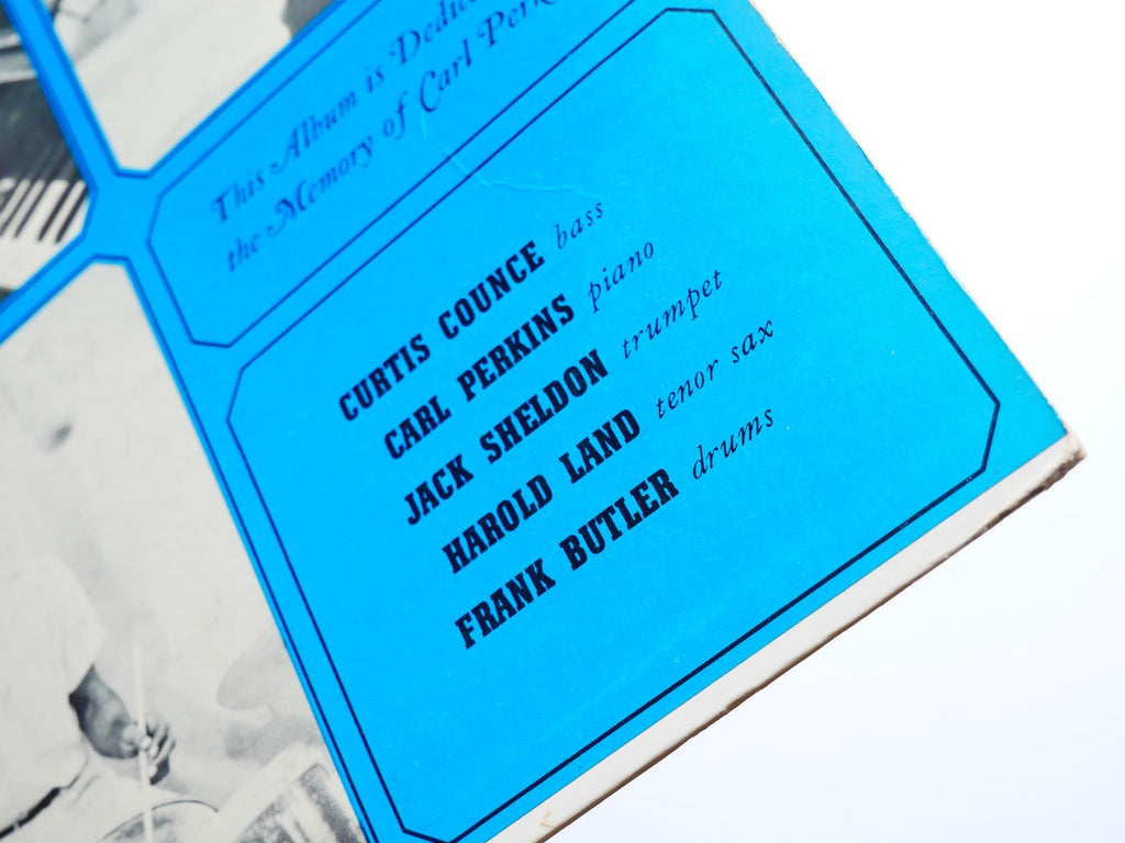 CURTIS COUNCE GROUPS Carl's Blue LP CONTEMPORARY S7574 US 1961 DG ST Harold Land