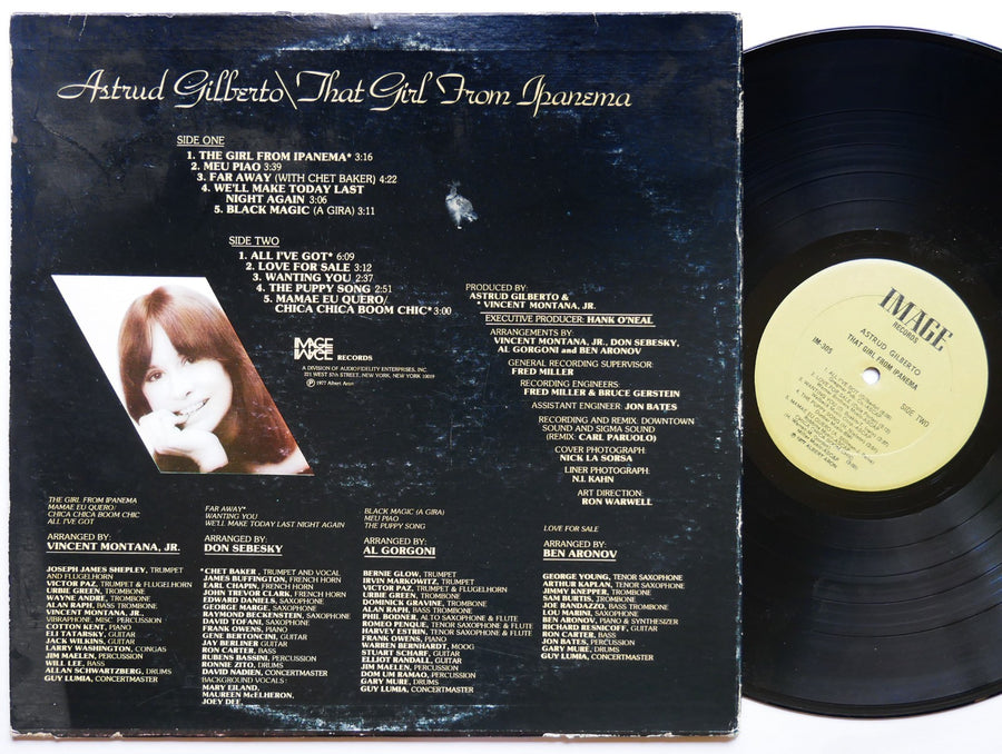 ASTRUD GILBERTO That Girl From Ipanema LP IMAGE RECORDS IM-305 US 1977 Bossanova