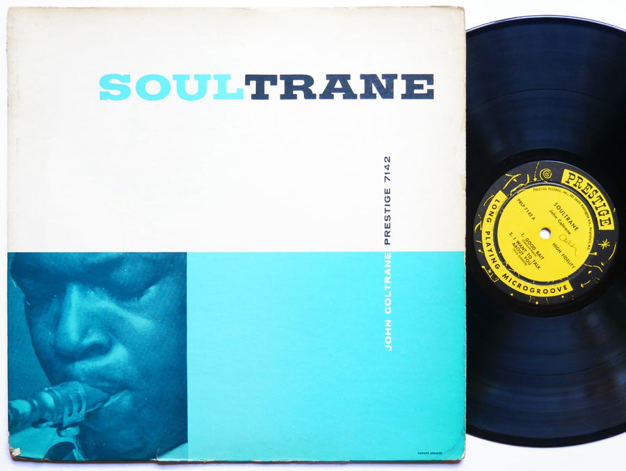 JOHN COLTRANE RED GARLAND Soultrane LP PRESTIGE PRLP 7142 US 1958 NJ RVG DG MONO