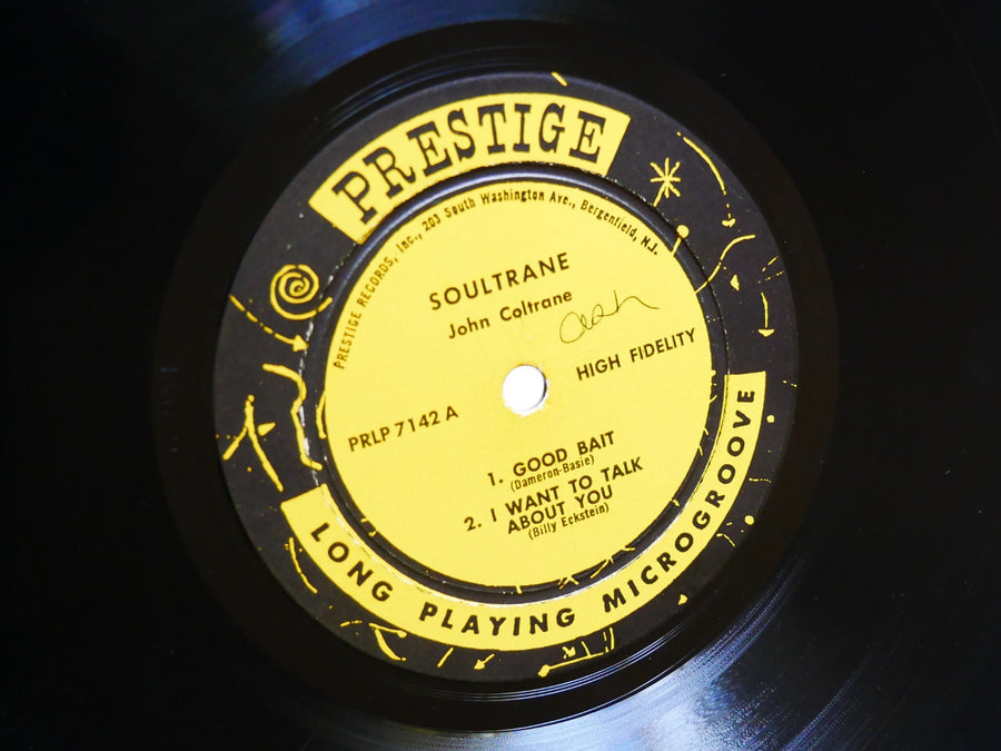 JOHN COLTRANE RED GARLAND Soultrane LP PRESTIGE PRLP 7142 US 1958 NJ RVG DG MONO