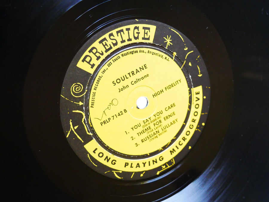 JOHN COLTRANE RED GARLAND Soultrane LP PRESTIGE PRLP 7142 US 1958 NJ RVG DG MONO