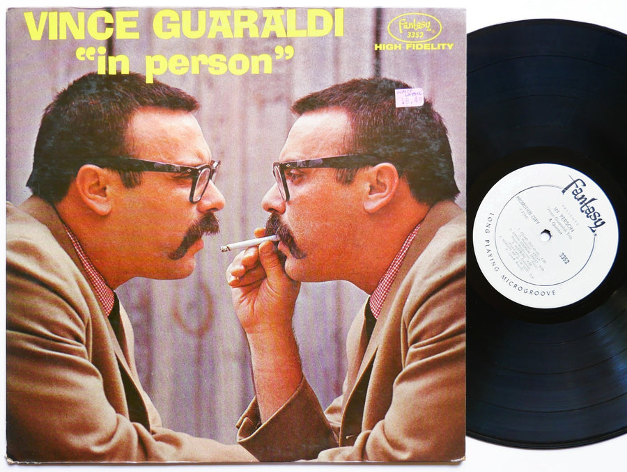 VINCE GUARALDI In Person LP FANTASY 3352 US 1963 JAZZ DG MONO PROMO