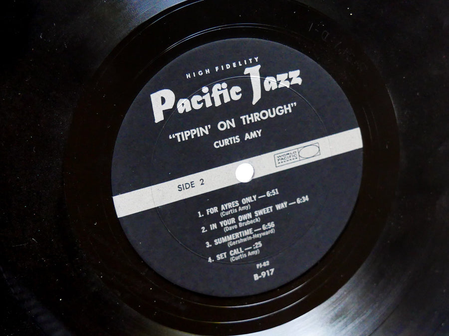 CURTIS AMY Tippin' On Through LP PACIFIC JAZZ PJ-62 US 1962 DG MONO Ron Ayres
