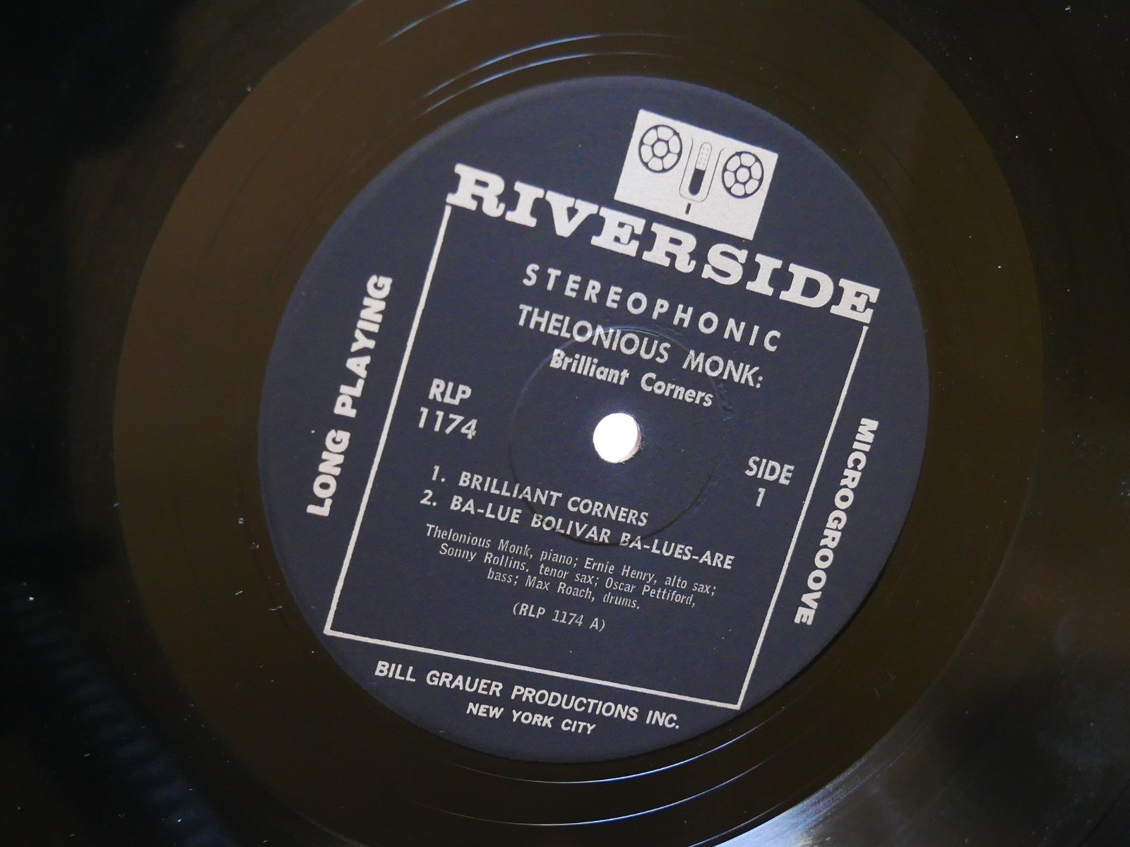 THELONIOUS MONK Brilliant Corners LP RIVERSIDE RLP 1174 US 1960 Sonny Rollins