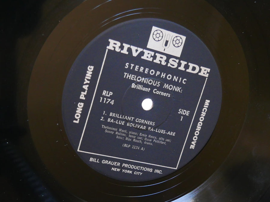 THELONIOUS MONK Brilliant Corners LP RIVERSIDE RLP 1174 US 1960 Sonny Rollins