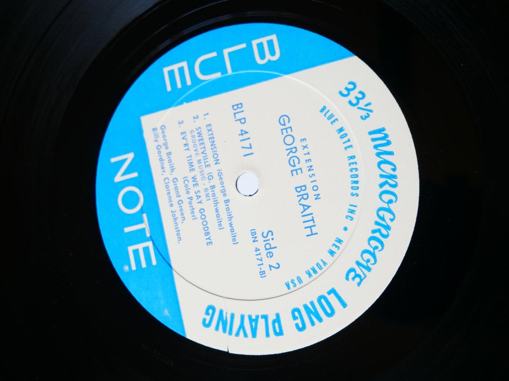 GEORGE BRAITH Extension LP BLUE NOTE BLP 4171 US 1967 NY RVG MONO Grant Green