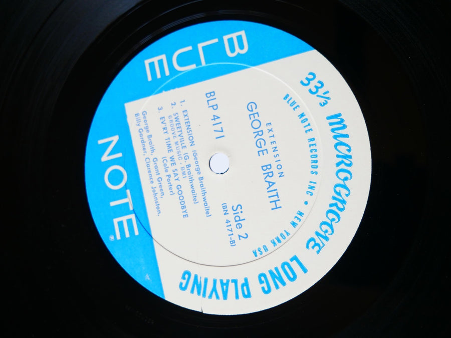 GEORGE BRAITH Extension LP BLUE NOTE BLP 4171 US 1967 NY RVG MONO Grant Green
