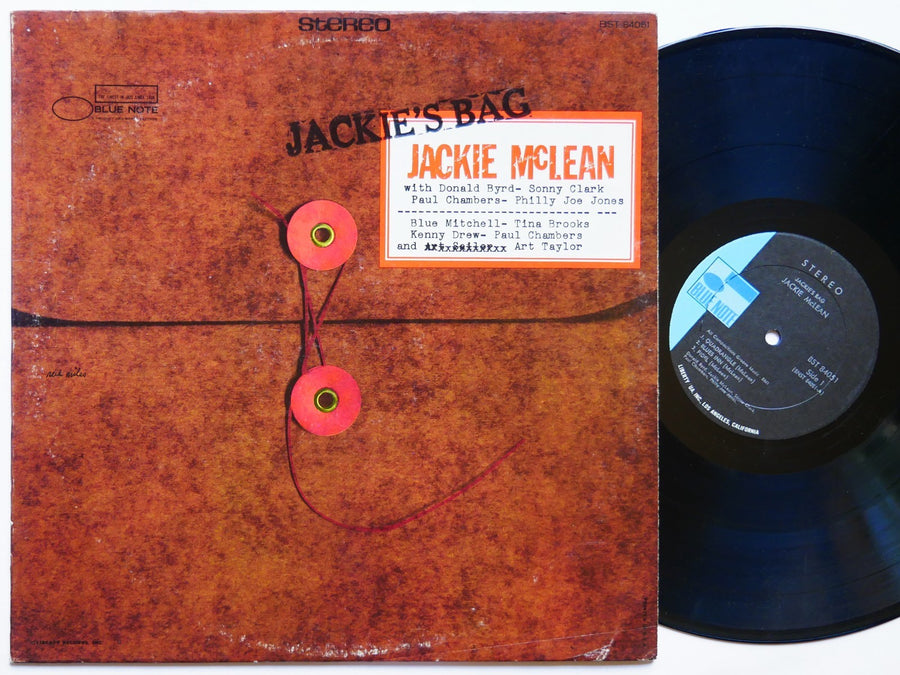 JACKIE MCLEAN Jackie's Bag LP BLUE NOTE BST 84051 US '70 Sonny Clark Tina Brooks