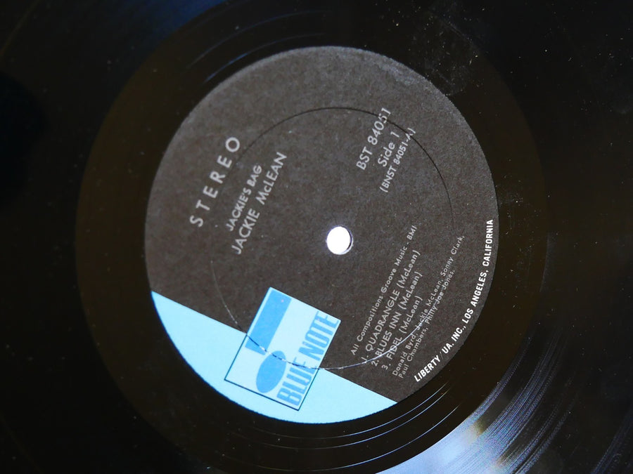 JACKIE MCLEAN Jackie's Bag LP BLUE NOTE BST 84051 US '70 Sonny Clark Tina Brooks