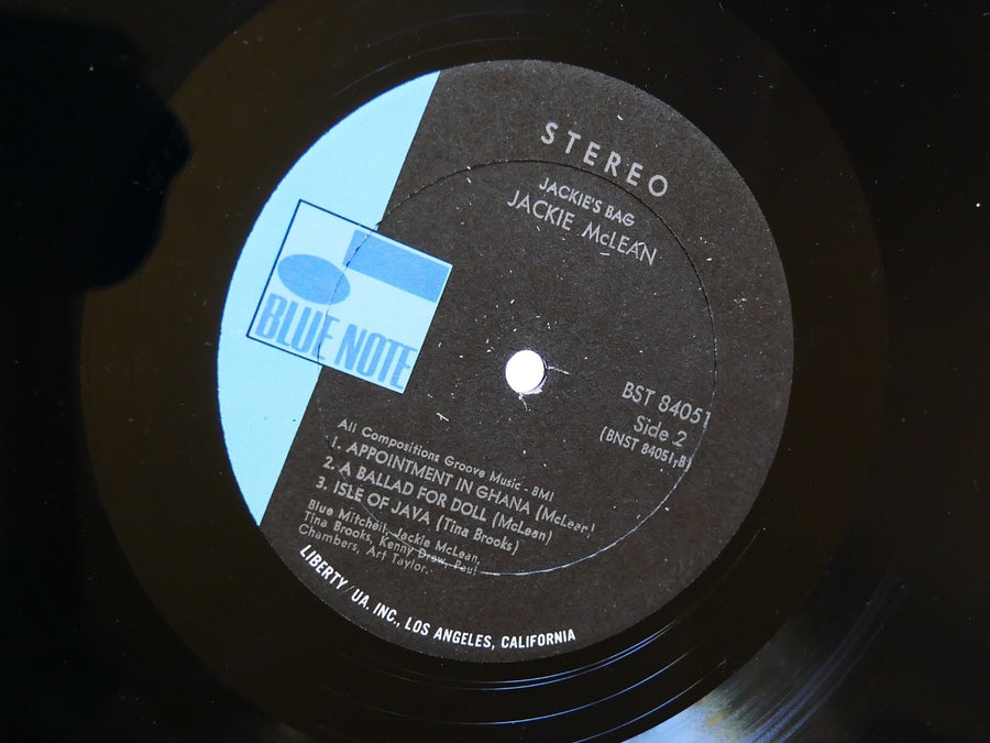 JACKIE MCLEAN Jackie's Bag LP BLUE NOTE BST 84051 US '70 Sonny Clark Tina Brooks