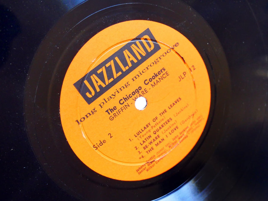 JOHNNY GRIFFIN WILBUR WARE The Chicago Cookers JAZZLAND JLP 12 US 1960 DG MONO