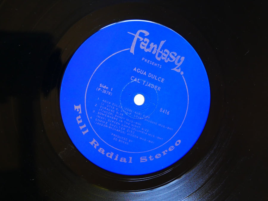CAL TJADER Agua Dulce LP FANTASY 8416 US 1971 Latin Jazz CLEAN