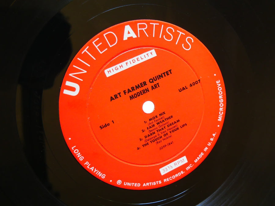ART FARMER Modern Art LP UNITED ARTISTS UAL-4007 DG MONO Bill Evans Benny Golson