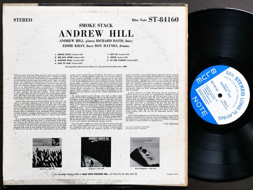 ANDREW HILL Smoke Stack LP BLUE NOTE BST 84160 US 1966 NY EAR JAZZ Roy Haynes