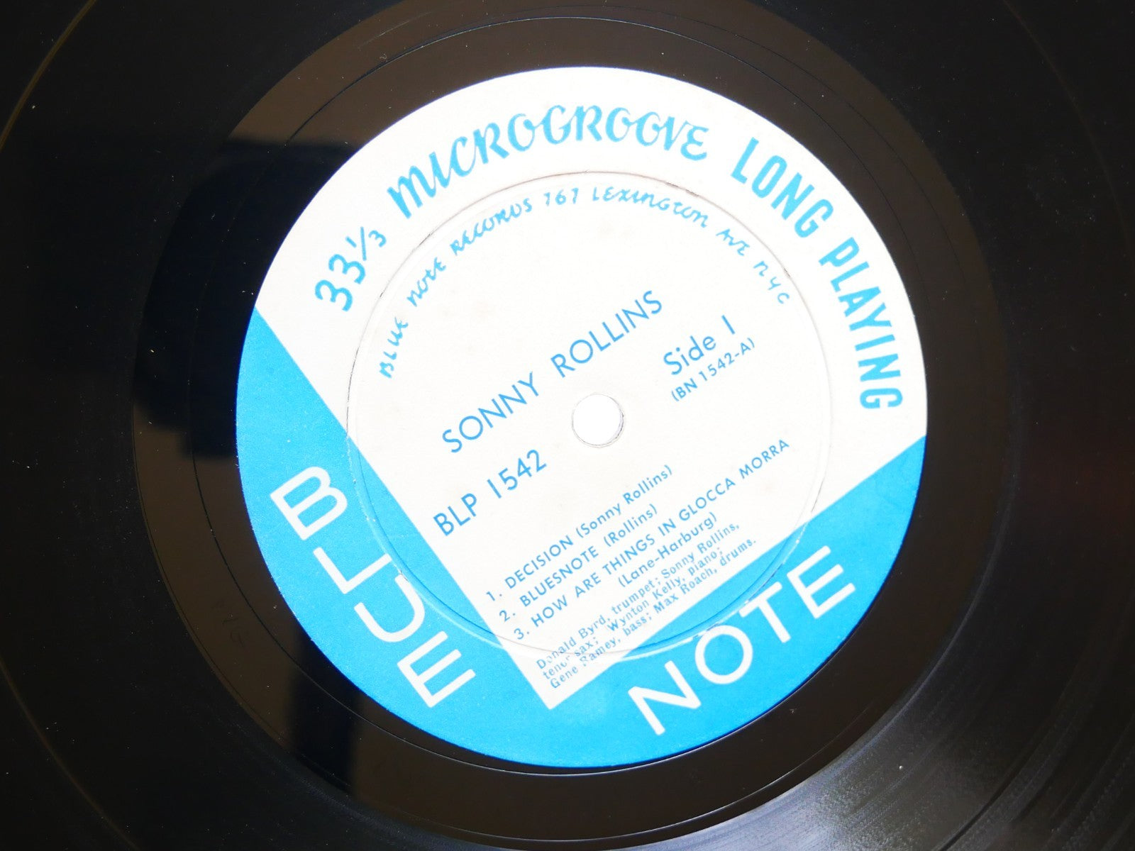 SONNY ROLLINS Volume 1 BLUE NOTE BLP 1542 US 1957 LEX EAR FLAT MONO Donald Byrd