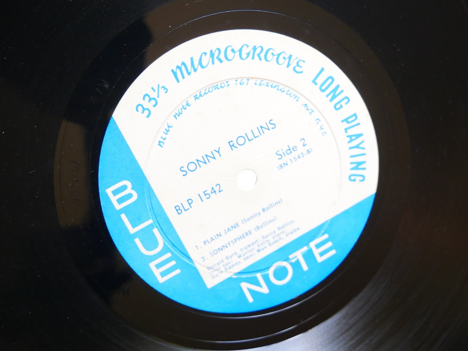 SONNY ROLLINS Volume 1 BLUE NOTE BLP 1542 US 1957 LEX EAR FLAT MONO Donald Byrd