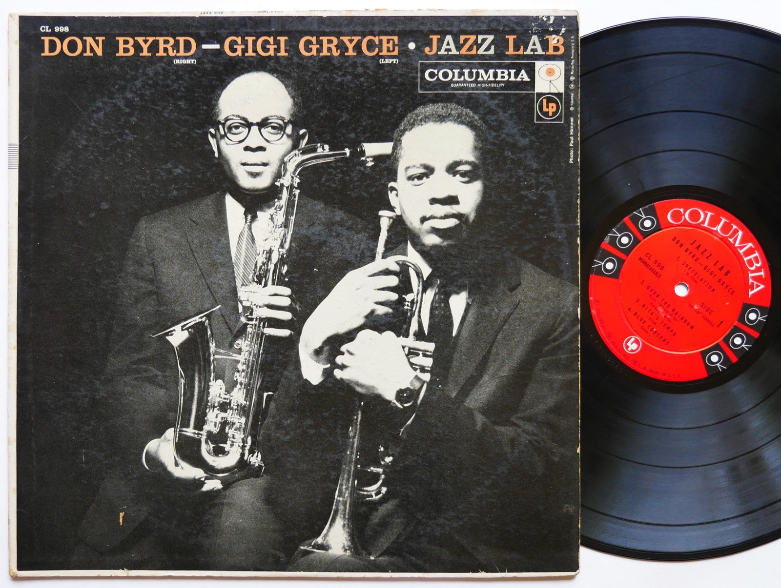 DONALD BYRD GIGI GRYCE Jazz Lab LP COLUMBIA CL 998 6-EYE DG MONO Sahib Shihab