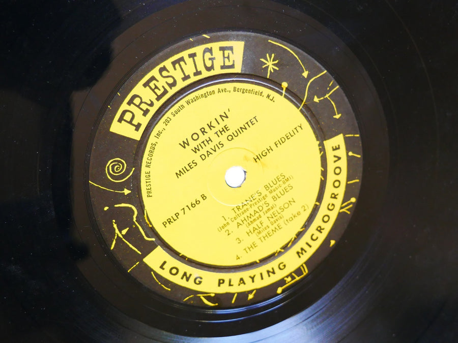 MILES DAVIS Workin' LP PRESTIGE PRLP 7166 US 1959 NJ RVG DG MONO John Coltrane