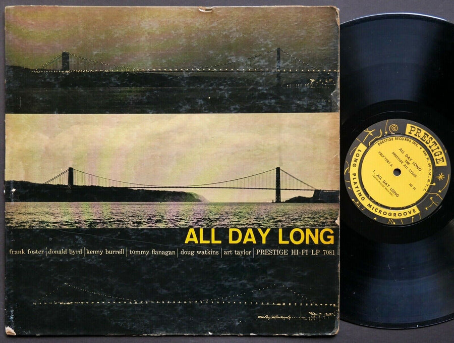 PRESTIGE ALL STARS All Day Long LP PRESTIGE 7081 US 1957 MONO W.50th Donald Byrd