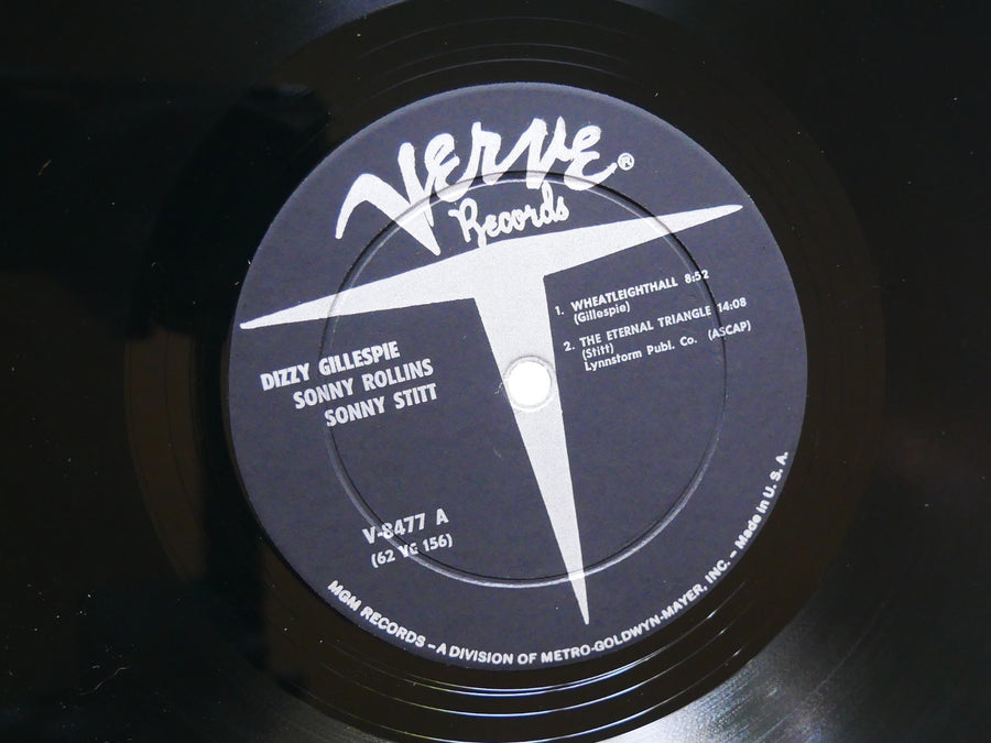 DIZZY GILLESPIE SONNY ROLLINS SONNY STITT VERVE V-8477 US 1962 DG MONO JAZZ VG+