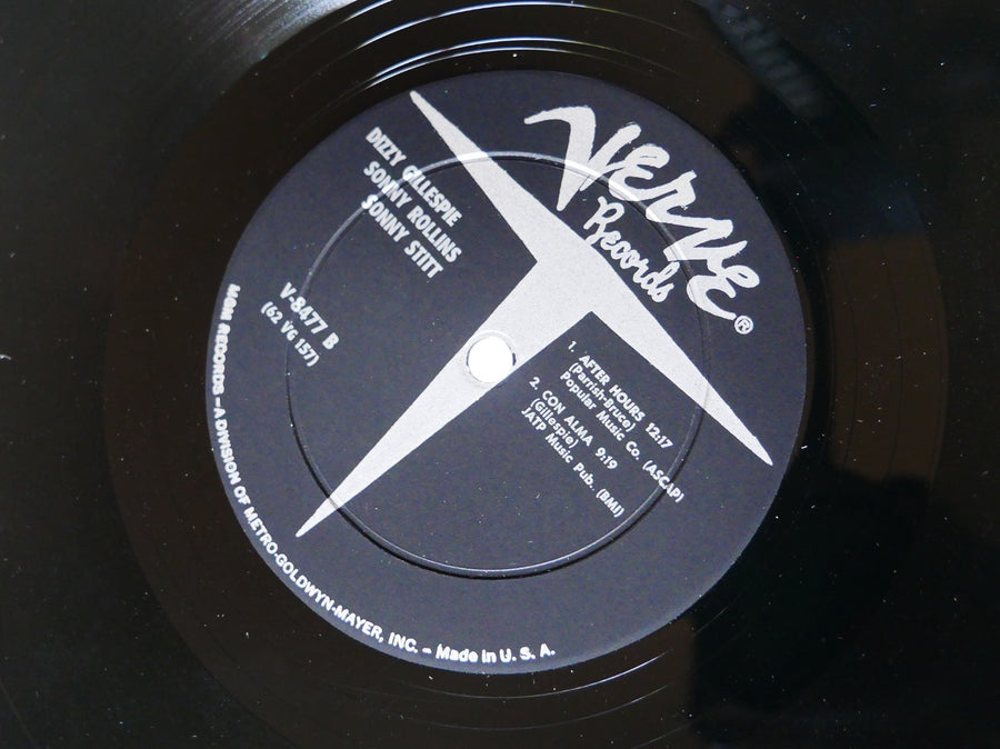 DIZZY GILLESPIE SONNY ROLLINS SONNY STITT VERVE V-8477 US 1962 DG MONO JAZZ VG+