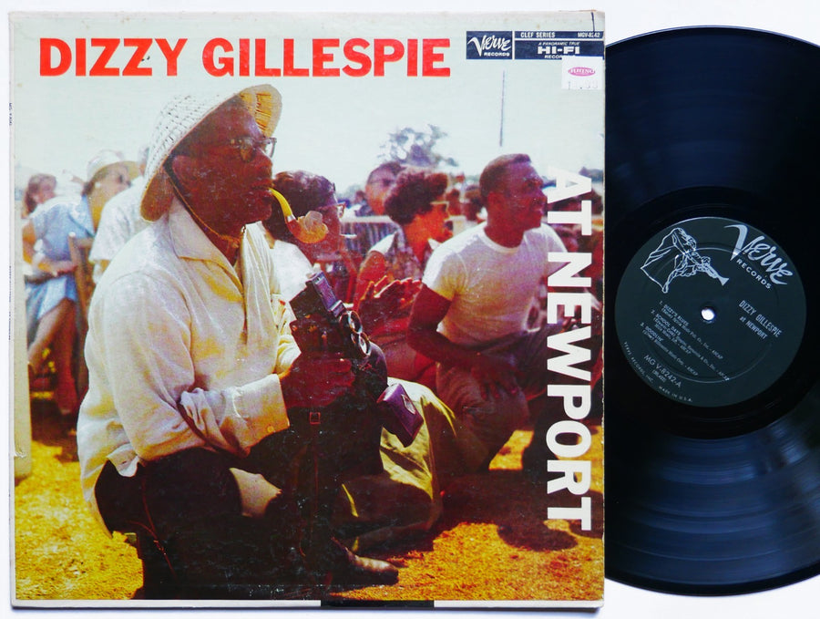 DIZZY GILLESPIE At Newport LP VERVE MG V-8242 US 1957 DG MONO JAZZ Lee Morgan