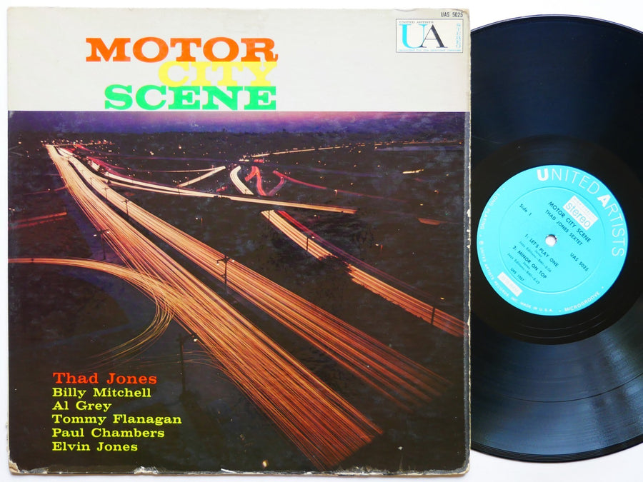THAD JONES Motor City Scene LP UNITED ARTISTS UAL 4025 US 1959  Tommy Flanagan