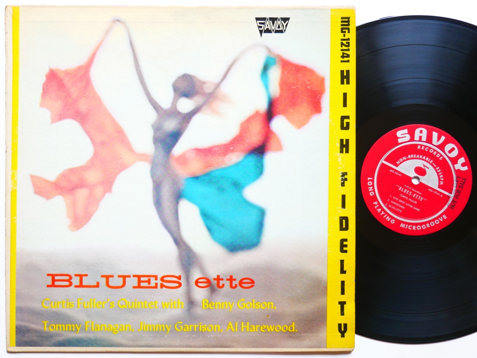 CURTIS FULLER Blues-ette LP SAVOY MG 12141 US 1959 RVG DG MONO Tommy Flanagan