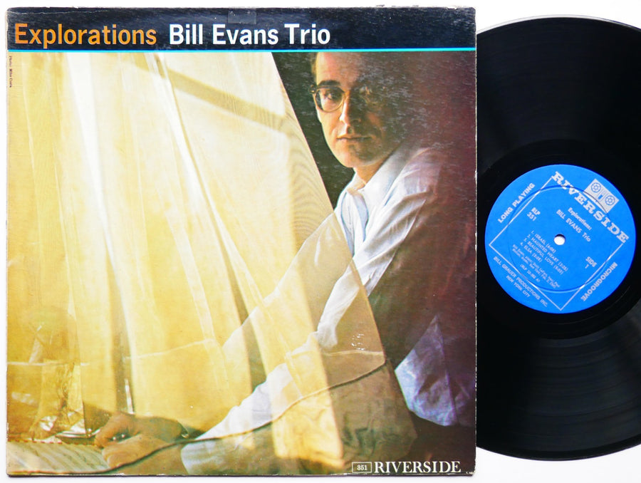 BILL EVANS TRIO Explorations LP RIVERSIDE RLP 351 US 1961 DG MONO Scott La Faro
