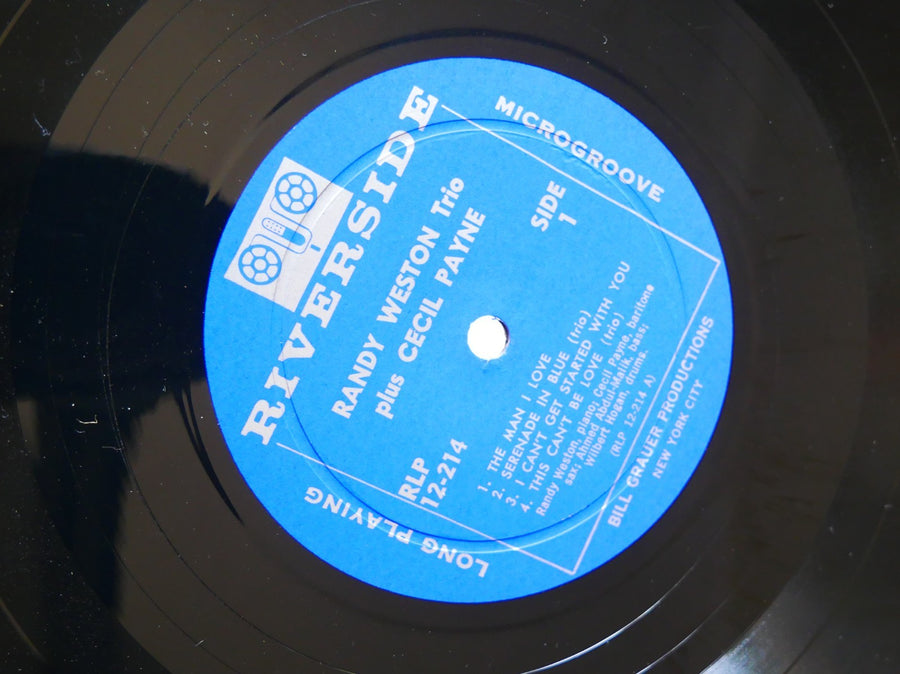 RANDY WESTON Trio CECIL PAYNE With These Hands.. LP RIVERSIDE RLP 12-214 DG MONO