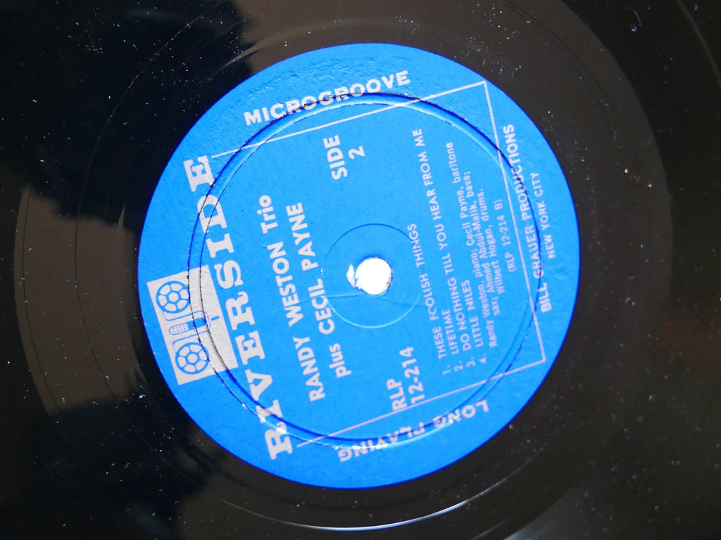RANDY WESTON Trio CECIL PAYNE With These Hands.. LP RIVERSIDE RLP 12-214 DG MONO