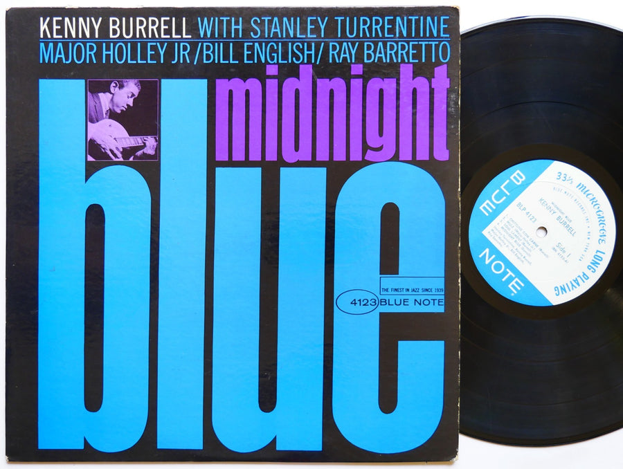 KENNY BURRELL Midnight Blue LP BLUE NOTE BLP 4123 US 1963 JAZZ NY RVG EAR MONO