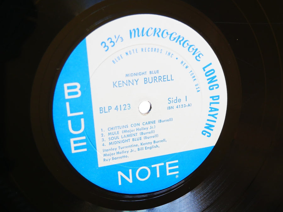 KENNY BURRELL Midnight Blue LP BLUE NOTE BLP 4123 US 1963 JAZZ NY RVG EAR MONO