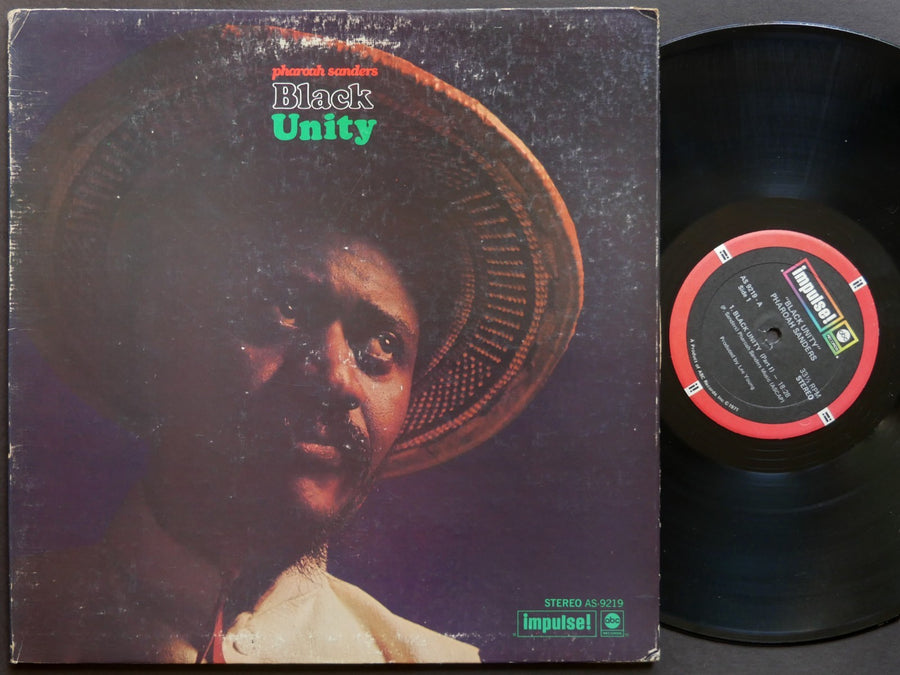 PHAROAH SANDERS Black Unity LP IMPULSE! AS9219 US '72 Carlos Garnett Cecil McBee